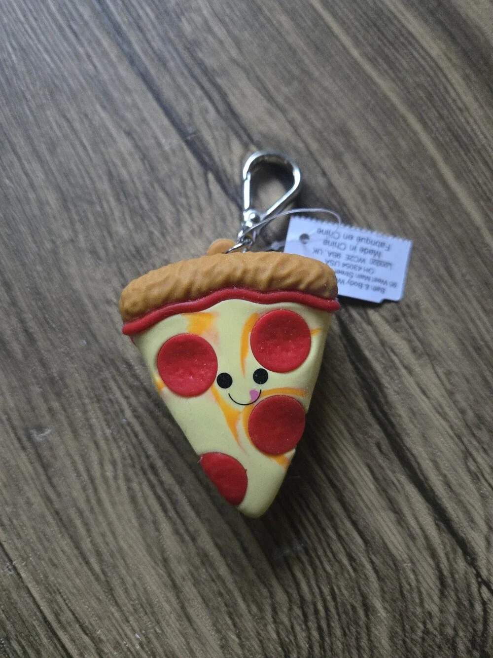 NWT BBW Pepperoni Pizza Slice Pocketbac Holder + 1 Free Hand Sanitizer